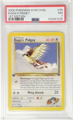 V1811: 2000: Koga's Pidgey: 49/132: 1ST edition: Gym Challenge: PSA: 7: NM: 102261226